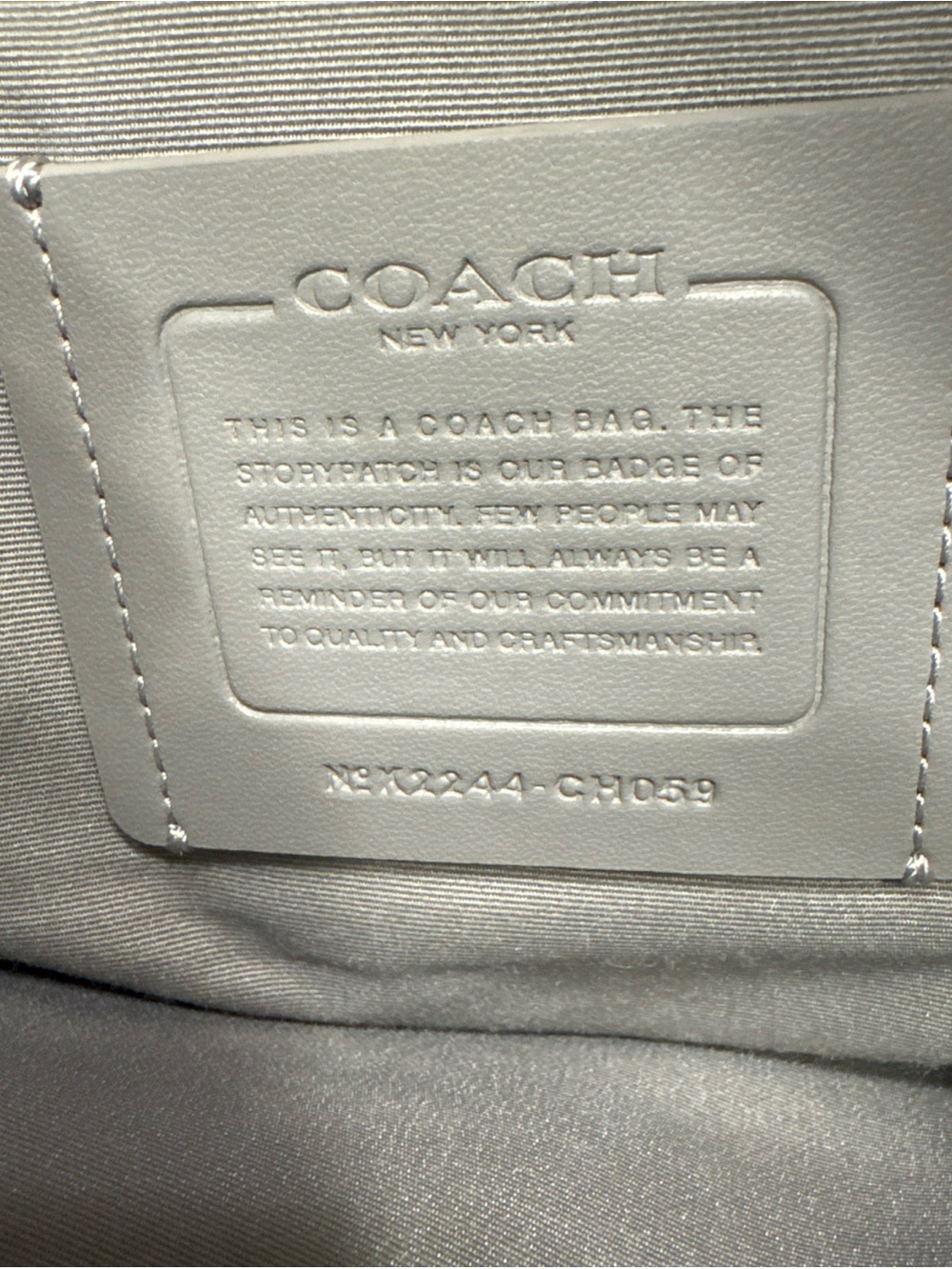Coach Graham Crossbody Beige Light Blue Crossbody Bag Logo Pattern - Picture 11 of 16